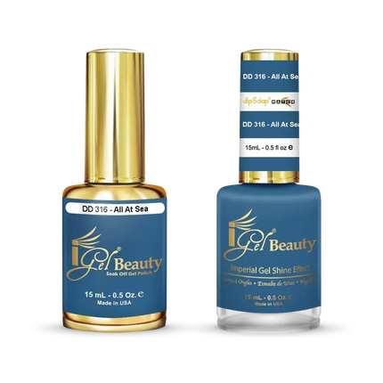iGel Matching Duo Gel Polish 0.5oz - #316 All At Sea - TTT Nails Supply