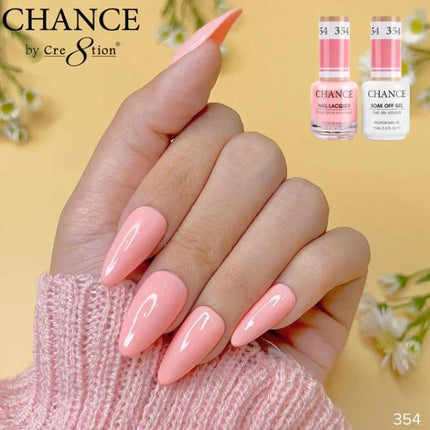 Cre8tion CHANCE Matching Duo Gel Polish 0.5oz - #354 - TTT Nails Supply