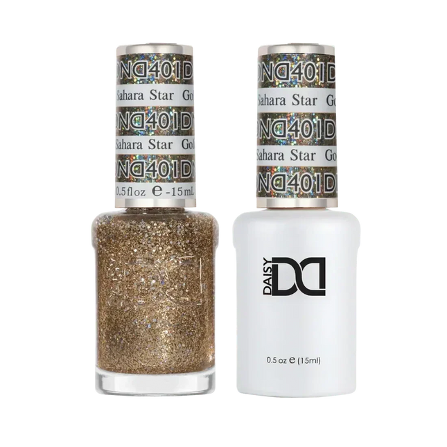 DND Duo Matching Color - #401 Golden Sahara Star - TTT Nails Supply