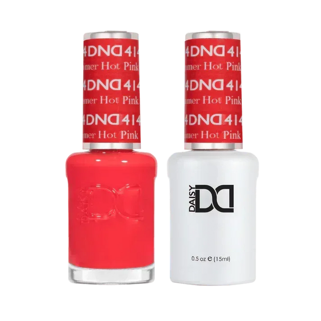 DND Duo Matching Color - #414 Summer Hot Pink - TTT Nails Supply