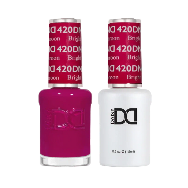 DND Duo Matching Color - #420 Bright Maroon - TTT Nails Supply