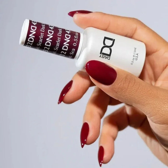 DND Duo Matching Color - #432 Dark Scarlet - TTT Nails Supply