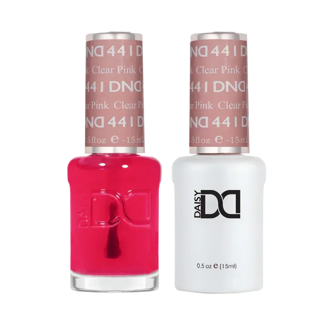 DND Duo Matching Color - #441 Clear Pink - TTT Nails Supply