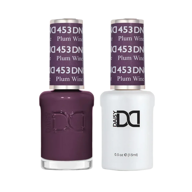 DND Duo Matching Color - #453 Plum Wine - TTT Nails Supply