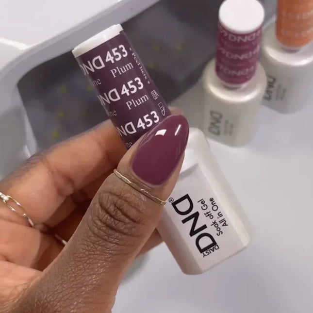 DND Duo Matching Color - #453 Plum Wine - TTT Nails Supply