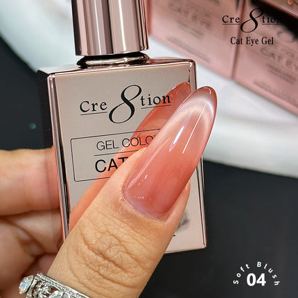 Cre8tion Cat Eye Soft Blush Kit - 12 Colors Set