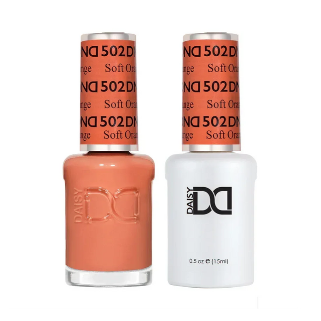 DND Duo Matching Color - #502 Soft Orange - TTT Nails Supply