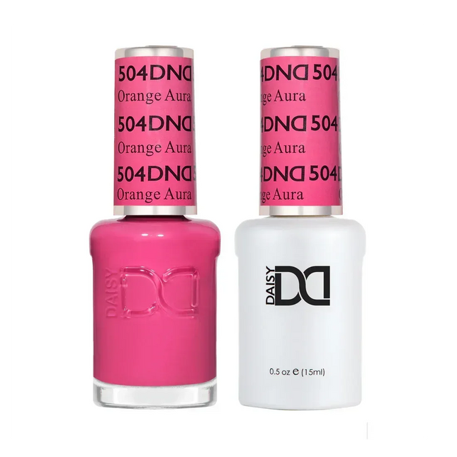 DND Duo Matching Color - #504 Orange Aura - TTT Nails Supply