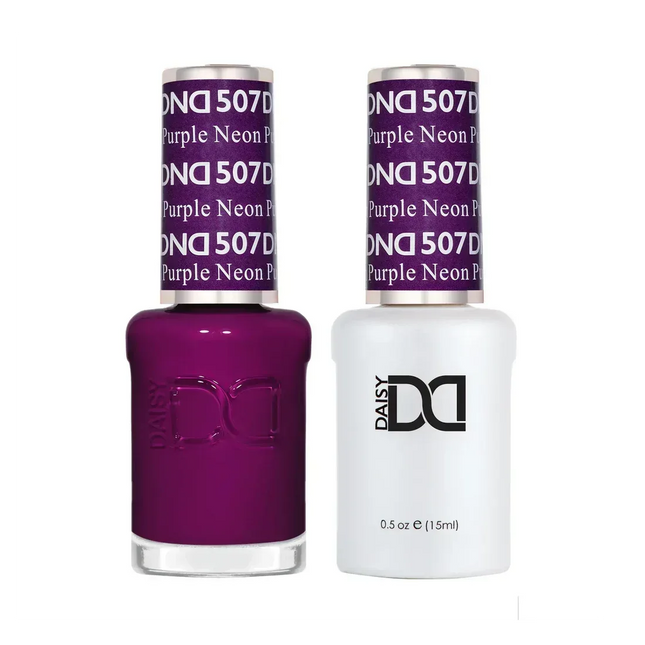DND Duo Matching Color - #507 Neon Purple - TTT Nails Supply