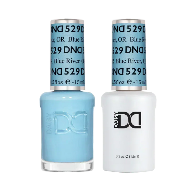 DND Duo Matching Color - #529 Blue River - TTT Nails Supply