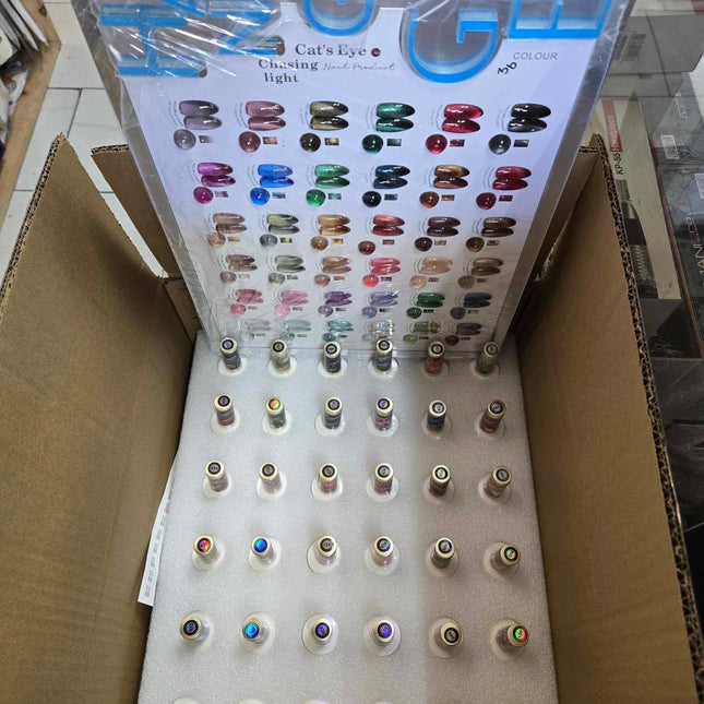 HANG Fashion Cat Eye - Set 36 Colors + Free Display & Magnetic (7.95/ea) - TTT Nails Supply