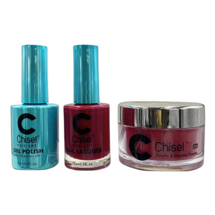 Chisel - Gel & Lacquer & Dip Trio Solid (#01 - #100) - NEW 2024