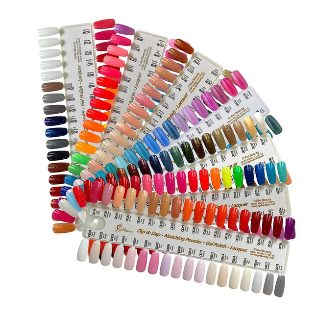 iGel Dip & Dap Color Chart 1-247 (sample tip only) - TTT Nails Supply