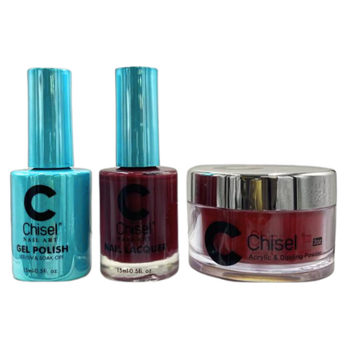 Chisel - Gel & Lacquer & Dip Trio Solid (#01 - #100) - NEW 2024
