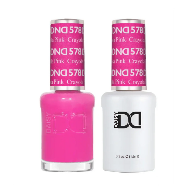 DND Duo Matching Color - #578 Crayola Pink - TTT Nails Supply
