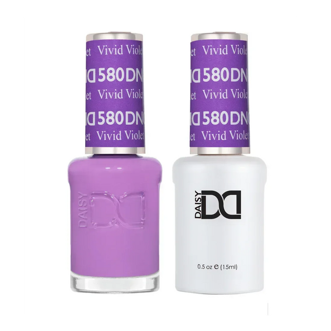 DND Duo Matching Color - #580 Vivid Violet - TTT Nails Supply