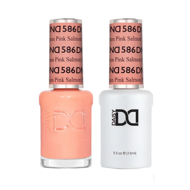 DND Duo Matching Color - #586 Pink Salmon - TTT Nails Supply
