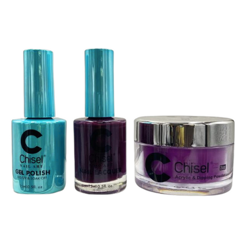 Chisel - Gel & Lacquer & Dip Trio Solid (#01 - #100) - NEW 2024