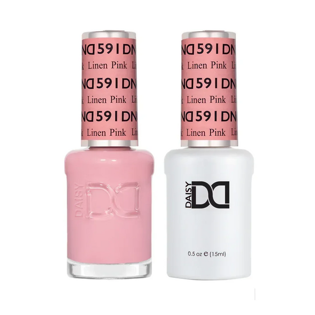 DND Duo Matching Color - #591 Linen Pink - TTT Nails Supply