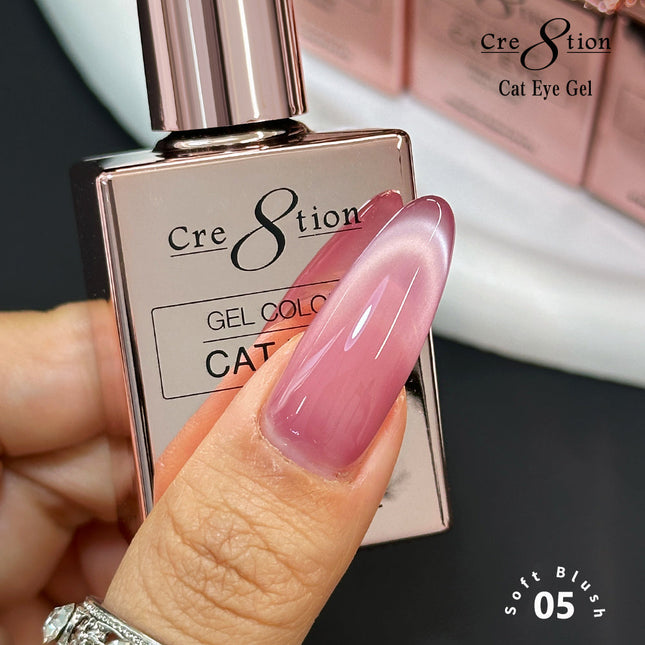 Cre8tion Cat Eye Soft Blush Kit - 12 Colors Set