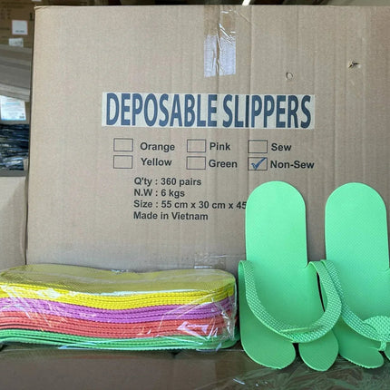 Disposable Slipper - No Sew, case 360pairs - TTT Nails Supply