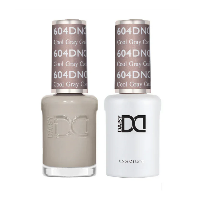 DND Duo Matching Color - #604 Cool Gray - TTT Nails Supply