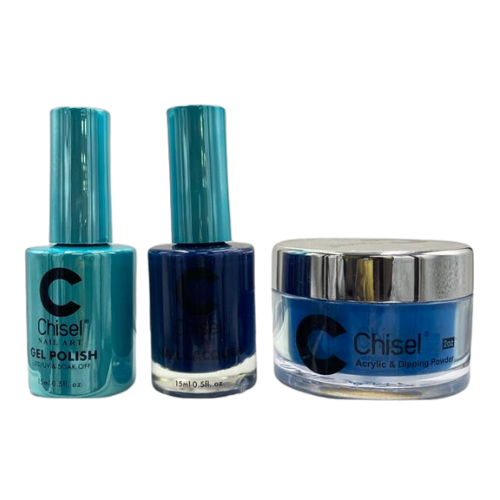 Chisel - Gel & Lacquer & Dip Trio Solid (#01 - #100) - NEW 2024