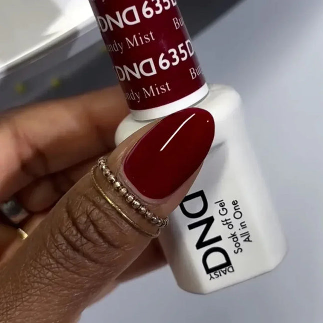 DND Duo Matching Color - #635 Burgundy Mist - TTT Nails Supply