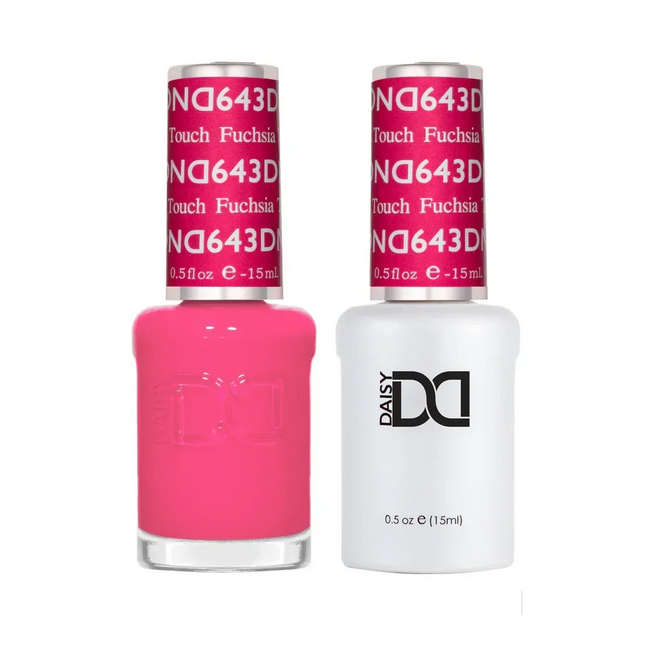DND Duo Matching Color - #643 Fuchsia Touch - TTT Nails Supply