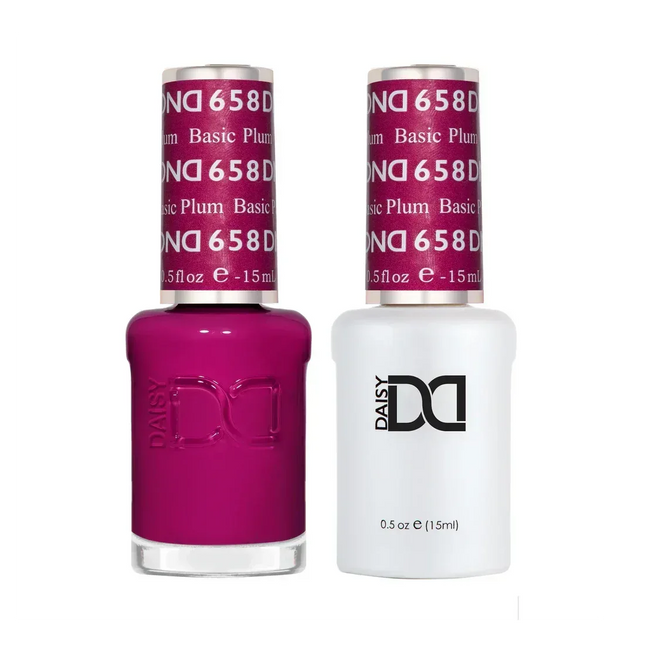 DND Duo Matching Color - #658 Basic Plum - TTT Nails Supply