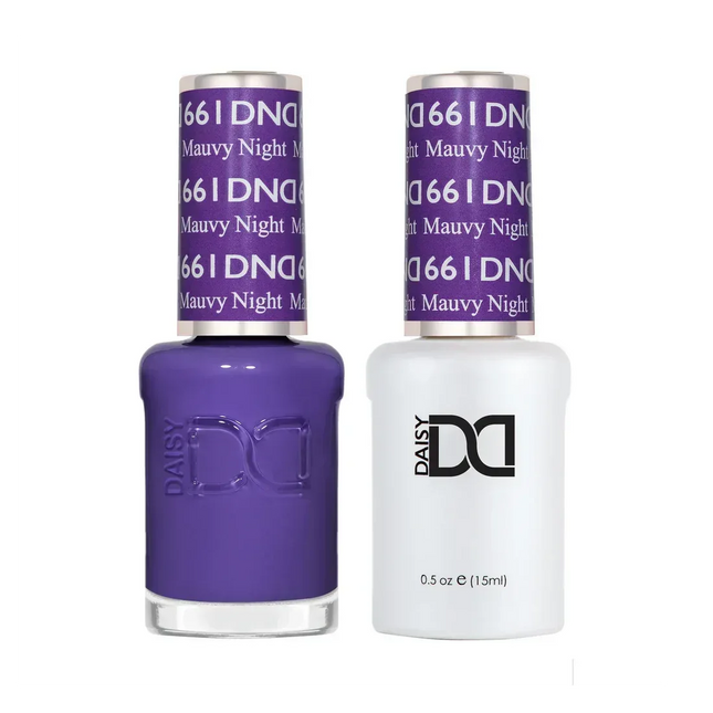 DND Duo Matching Color - #661 Mauvy Night - TTT Nails Supply