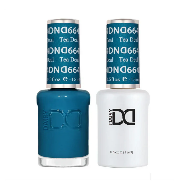 DND Duo Matching Color - #664 Teal Deal - TTT Nails Supply