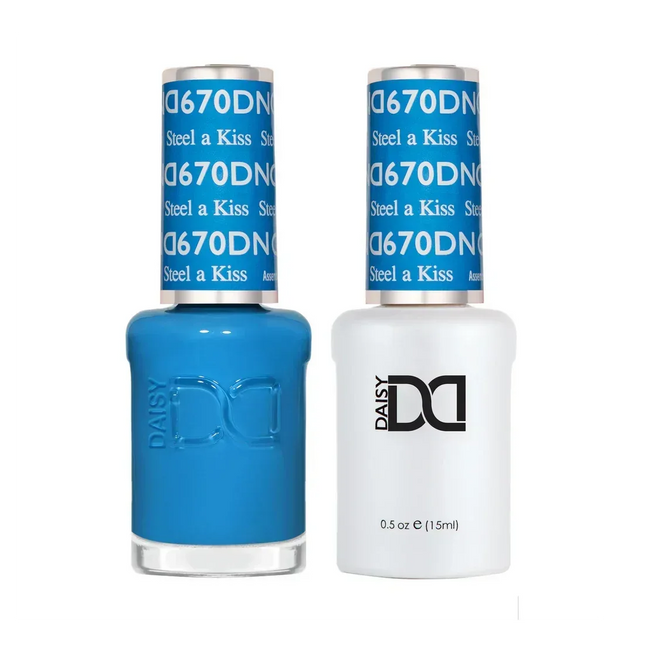 DND Duo Matching Color - #670 Steel a Kiss - TTT Nails Supply