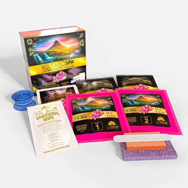 Volcano - Pedicure Deluxe 5in1 (Case 36 Boxes) - Many Scents