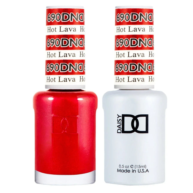 DND Duo Matching Color - #690 Hot Lava - TTT Nails Supply