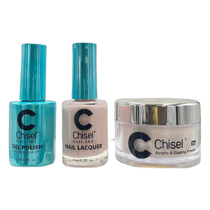 Chisel - Gel & Lacquer & Dip Trio Solid (#01 - #100) - NEW 2024