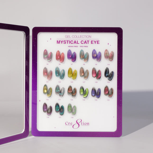 Cre8tion Cat Eye Gel Mystical Collection Kit - 21 Colors Set (#95 - #103 & #127 - #138)