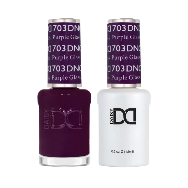 DND Duo Matching Color - #703 Purple Glass - TTT Nails Supply
