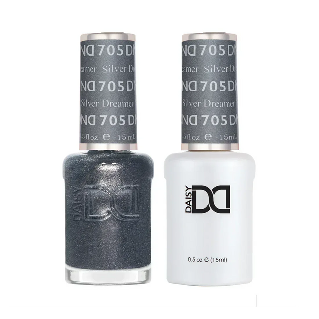DND Duo Matching Color - #705 Silver Dreamer - TTT Nails Supply