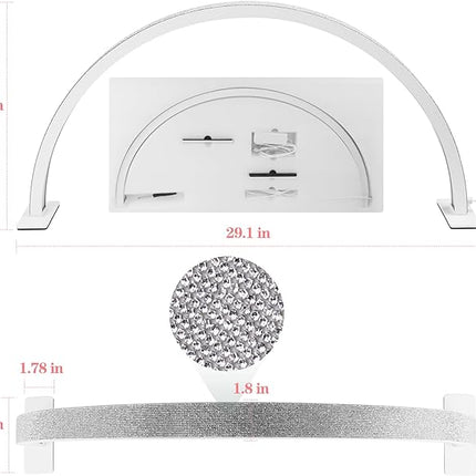 Sumika - Half Moon Light For Nail Table (Diamond White)