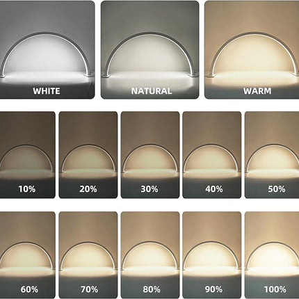 Sumika - Half Moon Light For Nail Table (Diamond White)