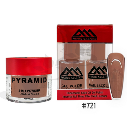 Pyramid - Gel & Lacquer & Dip Trio (#701 - #772) - NEW 2024