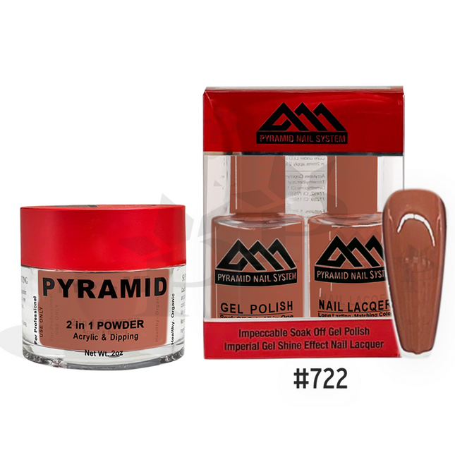 Pyramid - Gel & Lacquer & Dip Trio (#701 - #772) - NEW 2024