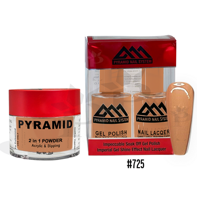 Pyramid - Gel & Lacquer & Dip Trio (#701 - #772) - NEW 2024