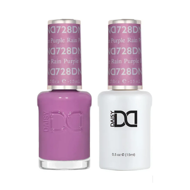 DND Duo Matching Color - #728 Purple Rain - TTT Nails Supply