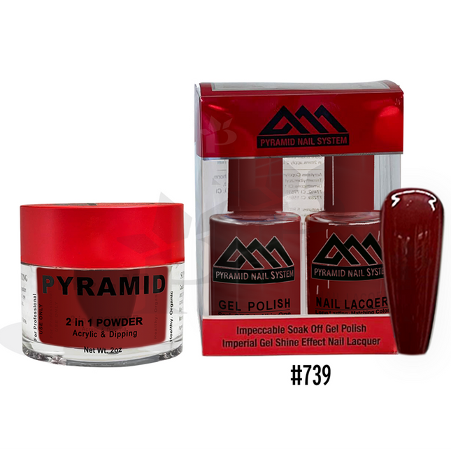 Pyramid - Gel & Lacquer & Dip Trio (#701 - #772) - NEW 2024