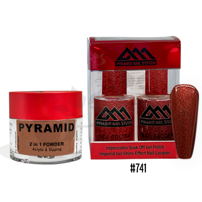 Pyramid - Gel & Lacquer & Dip Trio (#701 - #772) - NEW 2024