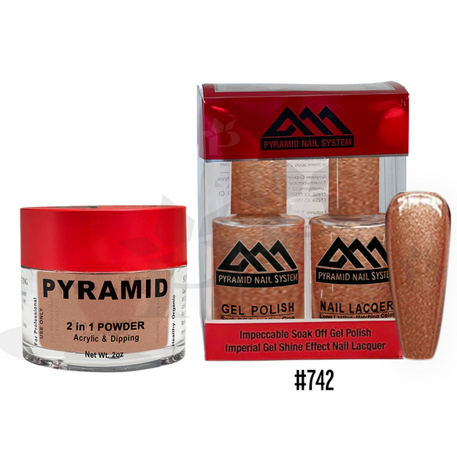 Pyramid - Gel & Lacquer & Dip Trio (#701 - #772) - NEW 2024