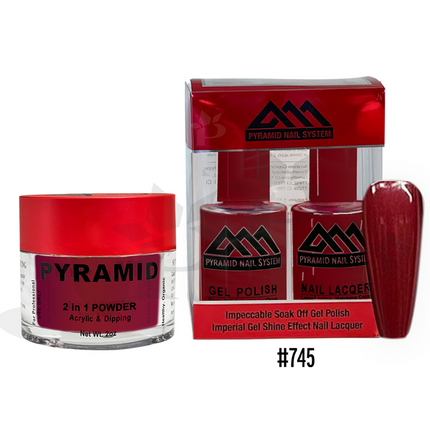 Pyramid - Gel & Lacquer & Dip Trio (#701 - #772) - NEW 2024