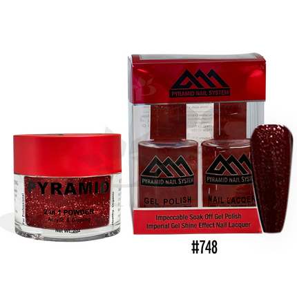 Pyramid - Gel & Lacquer & Dip Trio (#701 - #772) - NEW 2024